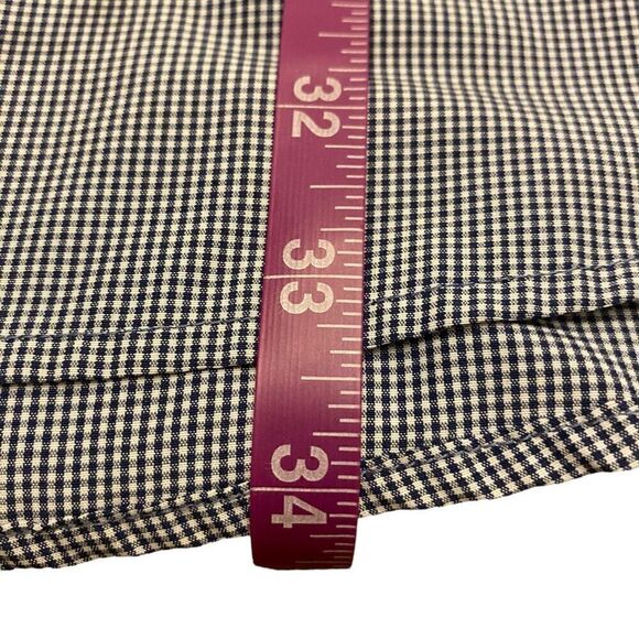 Oobe Team Style Chikfila Blue and White Check Long Sleeve Button Down Shirt Sz X - Picture 15 of 16